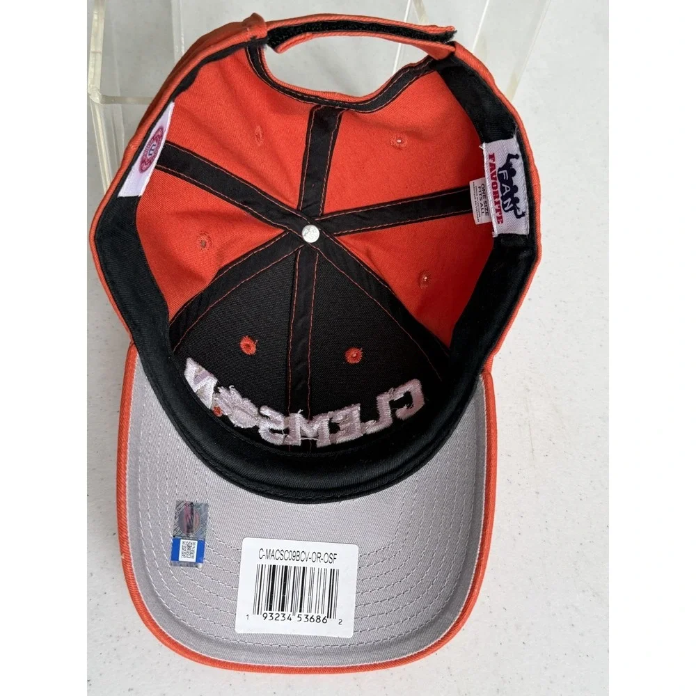 Clemson Tigers Fan Favorite Men's Adjustable Baseball Cap Orange - Picture 5 of 7